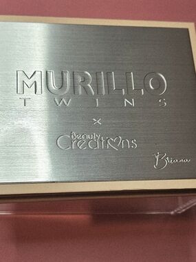 Murillo Twins x Beauty Creations Briana Metallic Palette - Silver & Pink